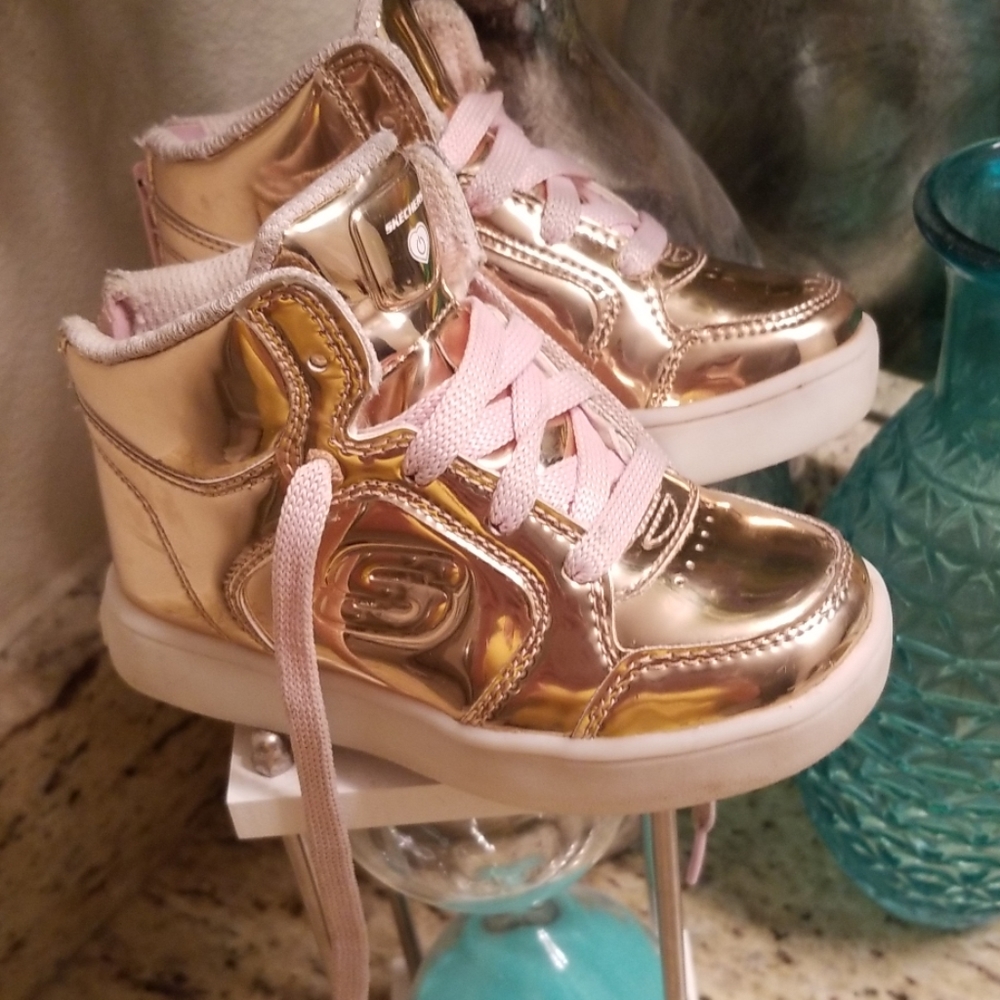 Skechers shoes toddler baby girl size 7